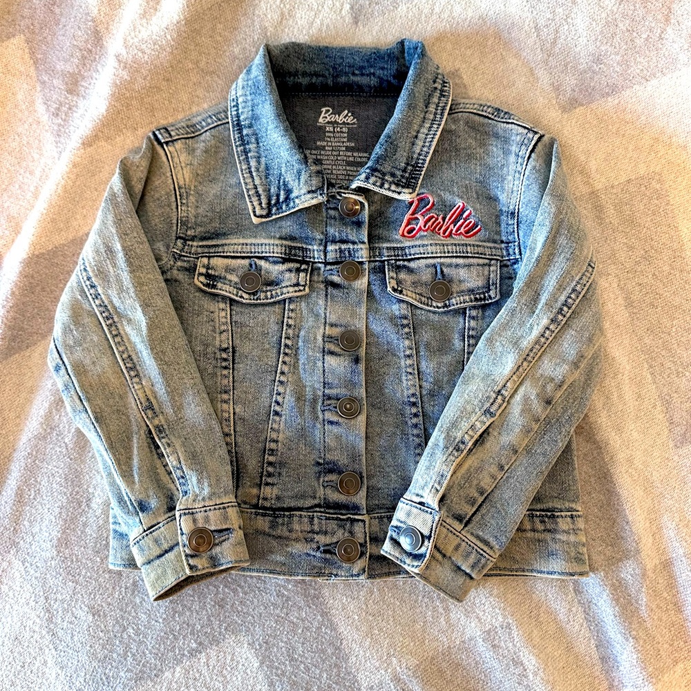 Barbie Denim Jacket girls XS